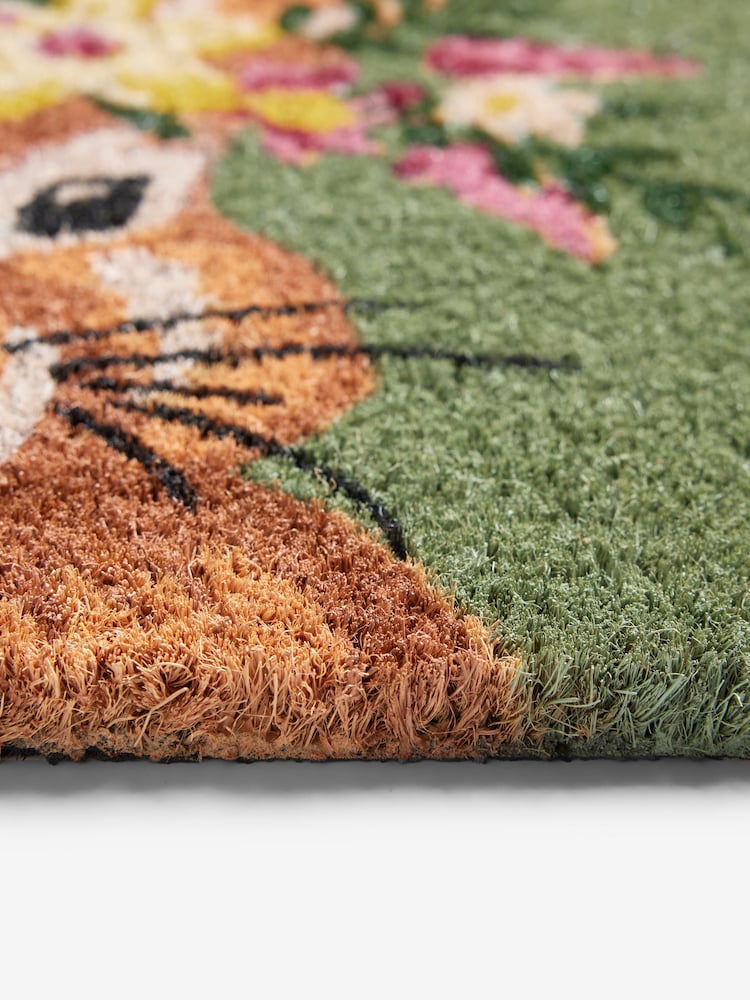 Green Bunny Floral Doormat - Image 7 of 7