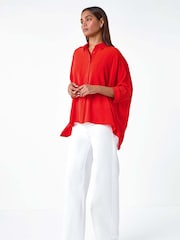 Roman Orange Relaxed Smart Stretch Shirt - Image 4 of 5