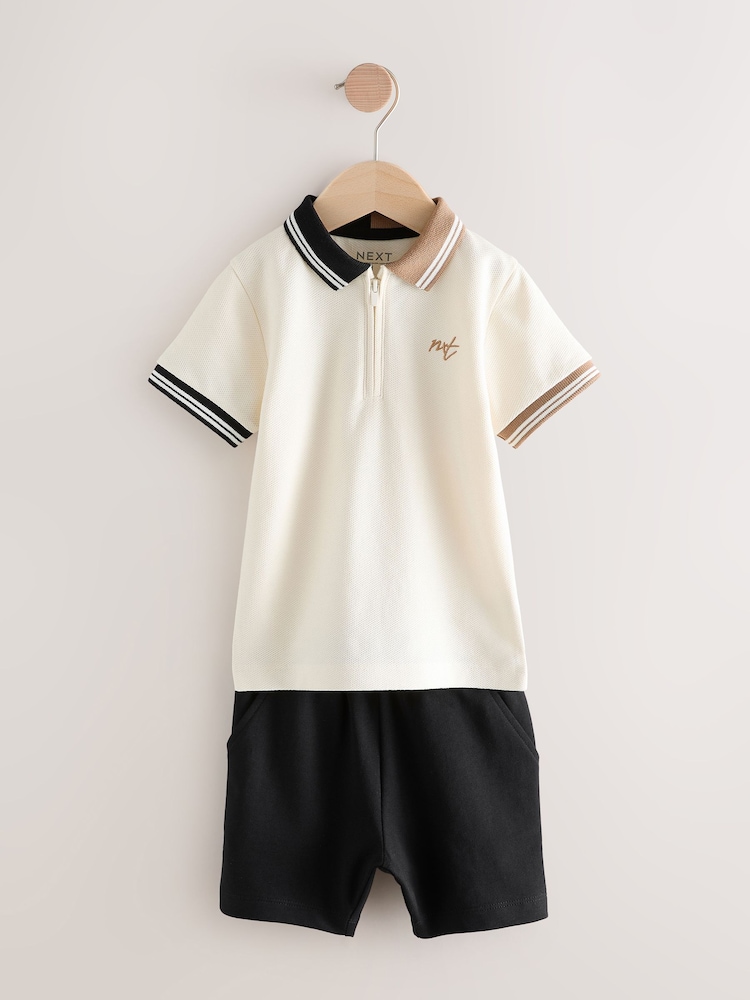 Polo Shirt River Island Unisex Baby Clothes Baby White Waffle