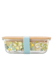 William Morris Blue Golden Lily Glass Lunch Box - Image 3 of 4