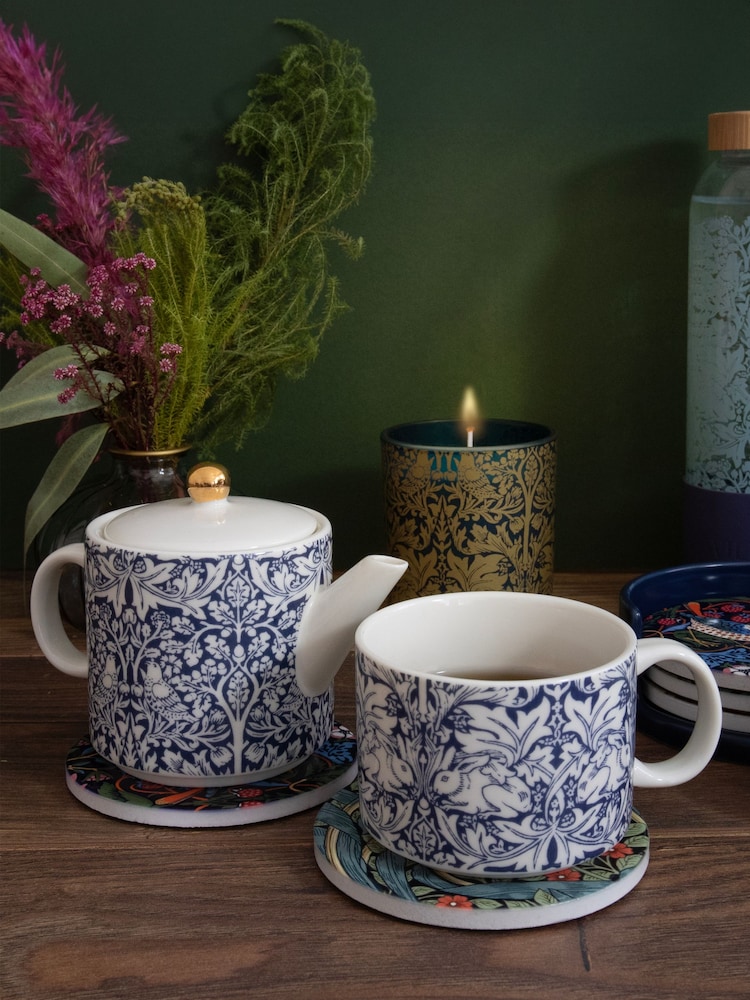 William Morris Blue Brother Rabbit Tea for One - Image 1 of 3