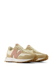 New Balance Cream Womens 327 Trainers - Image 6 of 8