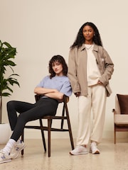New Balance White Ecru Womens 327 Trainers - Image 18 of 18