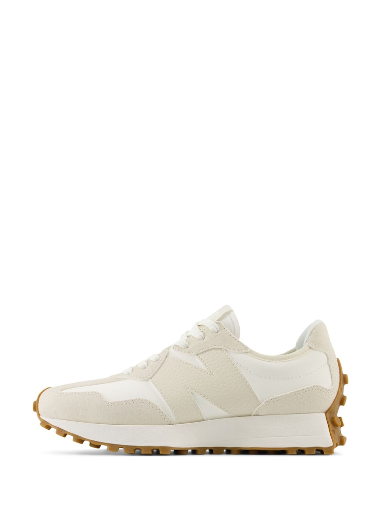 New Balance White Ecru Womens 327 Trainers - Image 3 of 18