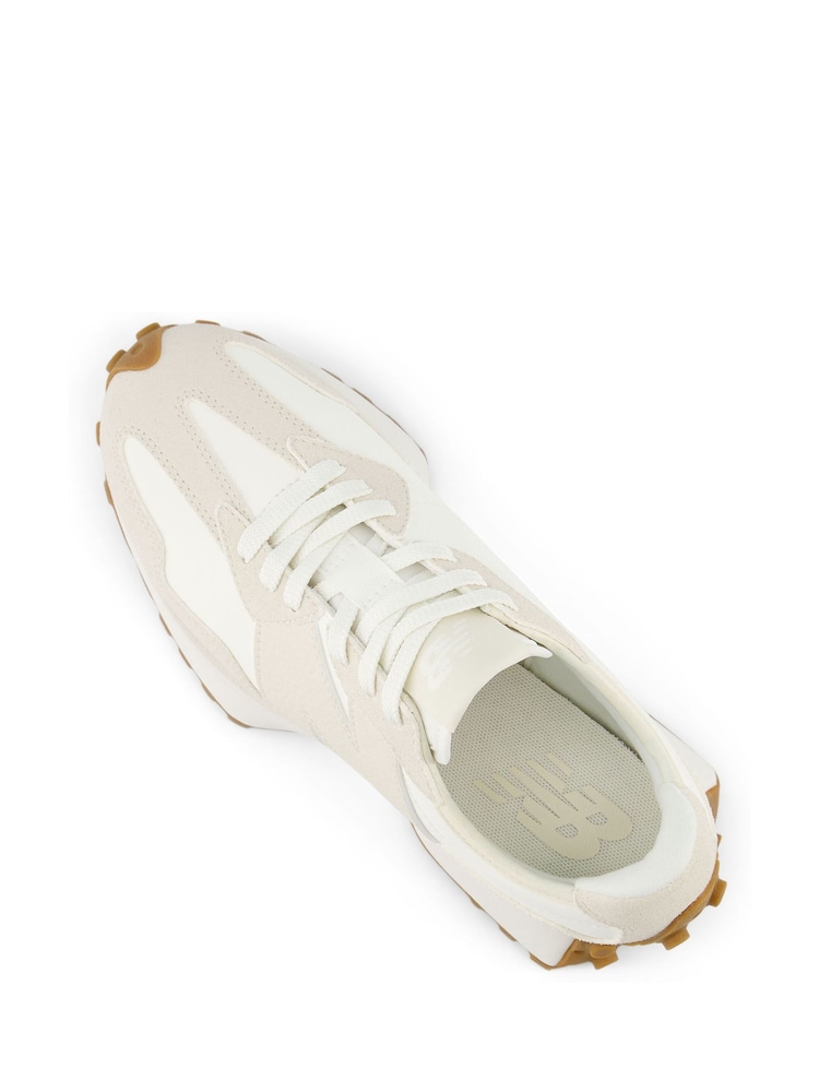 New Balance White Ecru Womens 327 Trainers - Image 9 of 18
