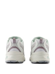 New Balance White/Pink Light Womens 530 Trainers - Image 6 of 9