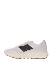 New Balance White/Black Womens 370 Trainers - Image 4 of 12