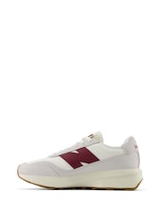 New Balance Grey/Yellow Womens 370 Trainers - Image 2 of 9