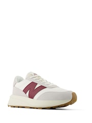 New Balance Grey/Yellow Womens 370 Trainers - Image 3 of 9