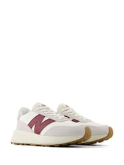 New Balance Grey/Yellow Womens 370 Trainers - Image 5 of 9