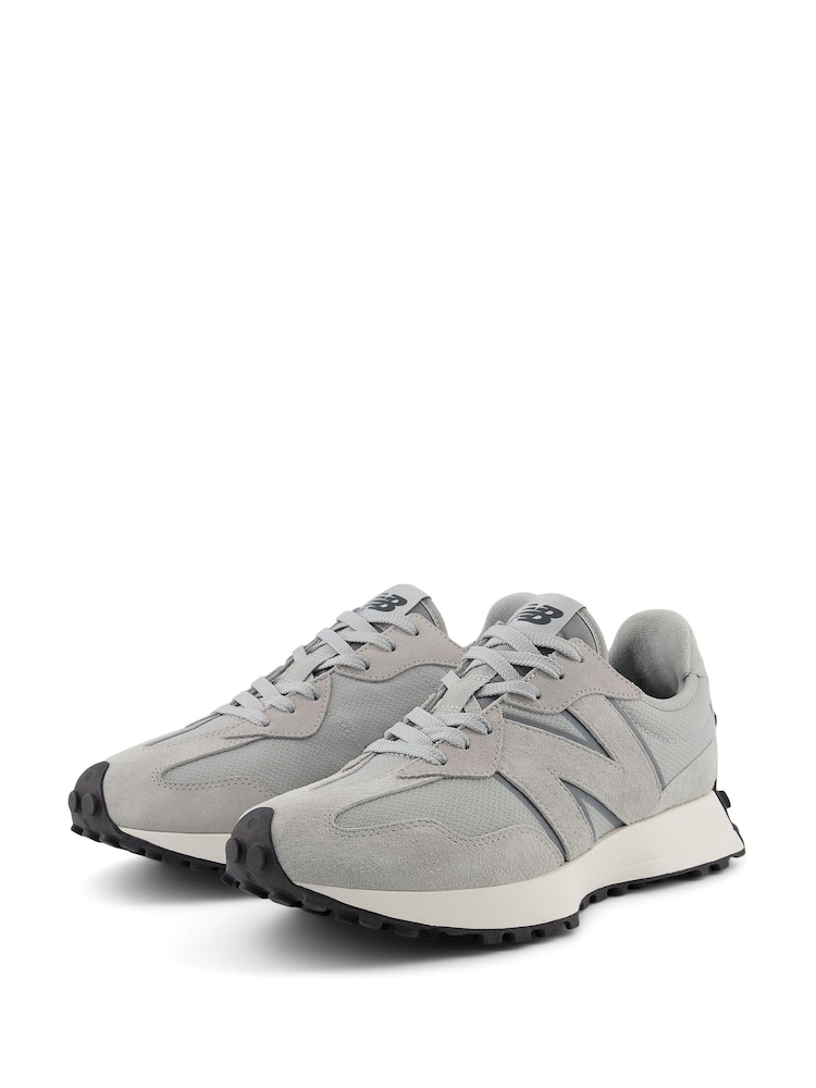 New Balance Grey Womens 327 Trainers - Image 8 of 12