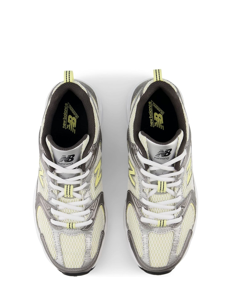 New Balance White/Lemon Womens 530 Trainers - Image 10 of 10