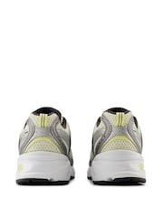 New Balance White/Lemon Womens 530 Trainers - Image 7 of 10