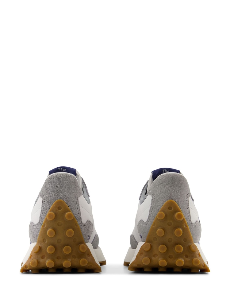 New Balance White/Green Womens 327 Trainers - Image 5 of 7