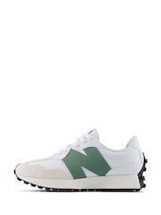 New Balance Green/White Womens 327 Trainers - Image 2 of 12