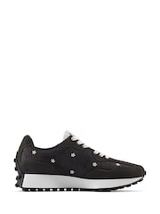 New Balance Black Chrome Womens 327 Trainers - Image 2 of 9