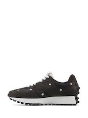 New Balance Black Chrome Womens 327 Trainers - Image 4 of 9