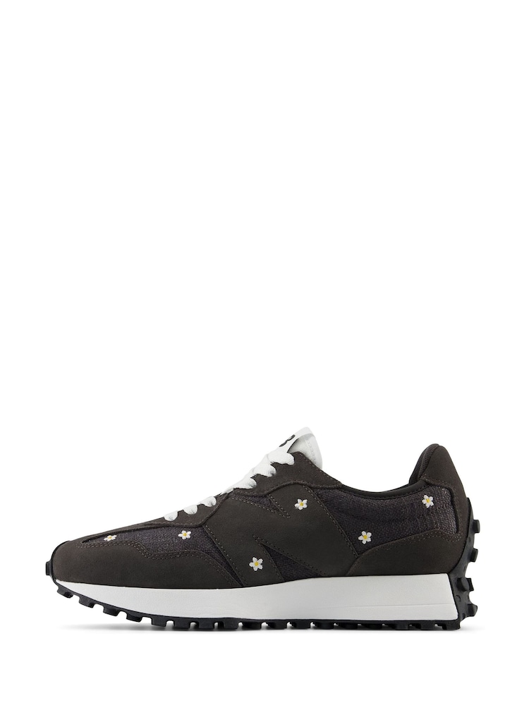 New Balance Black Chrome Womens 327 Trainers - Image 4 of 9