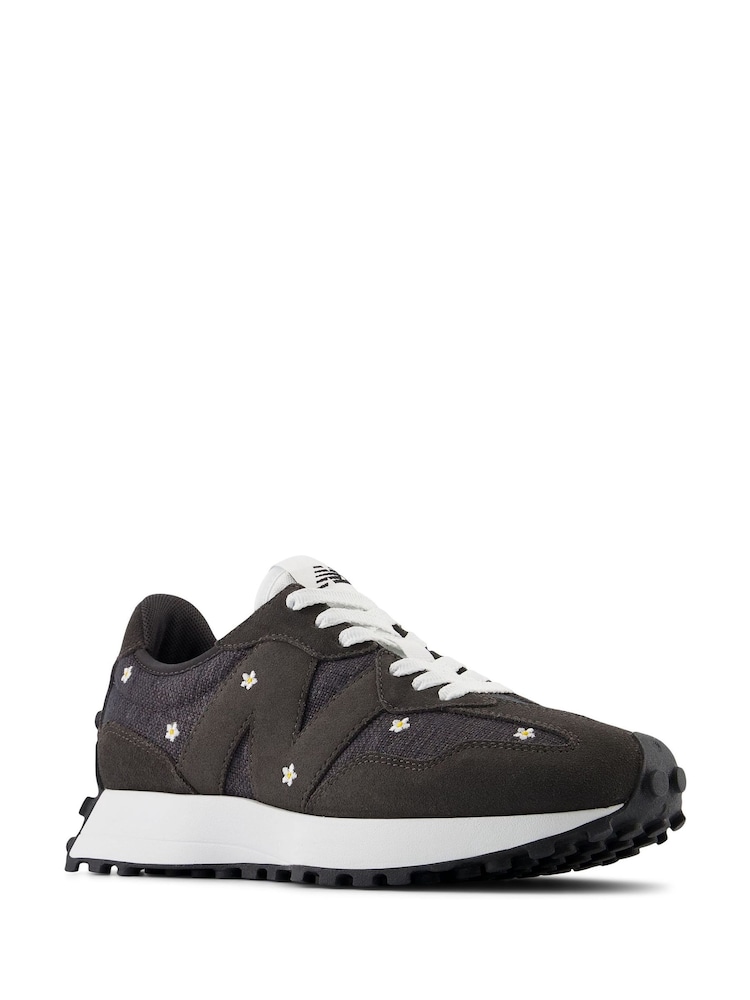 New Balance Black Chrome Womens 327 Trainers - Image 5 of 9