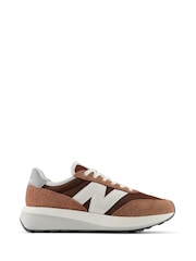 New Balance Brown Womens 327 Trainers - Image 1 of 9