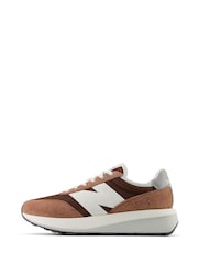 New Balance Brown Womens 327 Trainers - Image 2 of 9