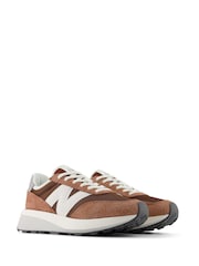 New Balance Brown Womens 327 Trainers - Image 5 of 9
