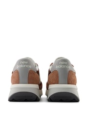 New Balance Brown Womens 327 Trainers - Image 7 of 9