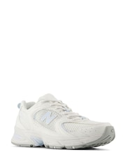 New Balance White/Blue Womens 530 Trainers - Image 2 of 5