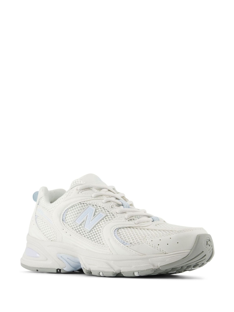 New Balance White/Blue Womens 530 Trainers - Image 2 of 5