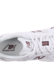 New Balance White/Burgundy Womens 530 Trainers - Image 11 of 12