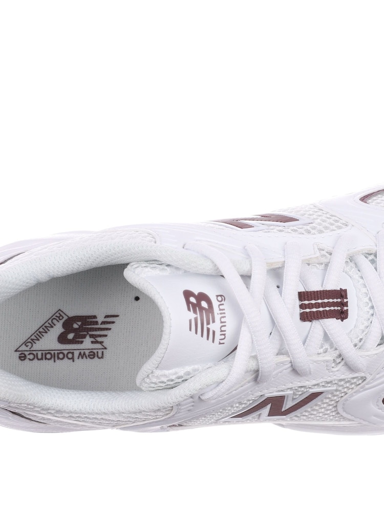 Biały/bordowy - Damskie buty sportowe New Balance 530 - Image 11 of 12