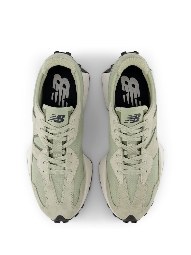 New Balance Neutral/Black Womens 327 Trainers - Image 10 of 11