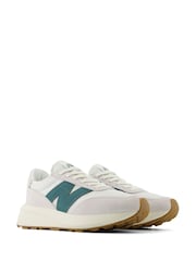 Белый/зеленый - Женские кроссовки New Balance 327 - Image 4 of 6