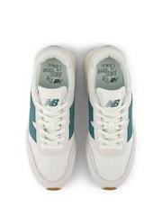 Белый/зеленый - Женские кроссовки New Balance 327 - Image 6 of 6