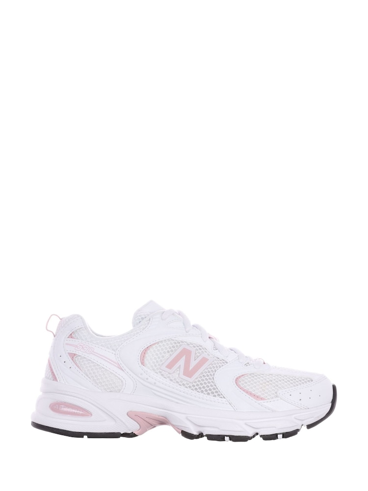 New Balance White/Pink Womens 530 Trainers - Image 10 of 11