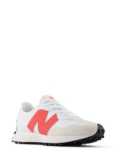 Белый/синий/красный - женские кроссовки New Balance 327 - Изображение 4 из 11