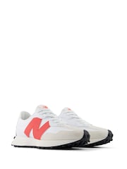 Белый/синий/красный - женские кроссовки New Balance 327 - Изображение 8 из 11