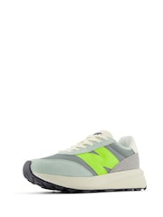 New Balance Grey/Yellow Womens 327 Trainers - Image 5 of 10