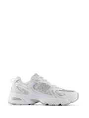 New Balance White Ecru Womens 530 Trainers - Image 2 of 11