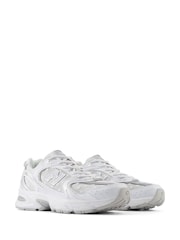 New Balance White Ecru Womens 530 Trainers - Image 7 of 11