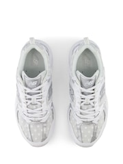New Balance White Ecru Womens 530 Trainers - Image 8 of 11