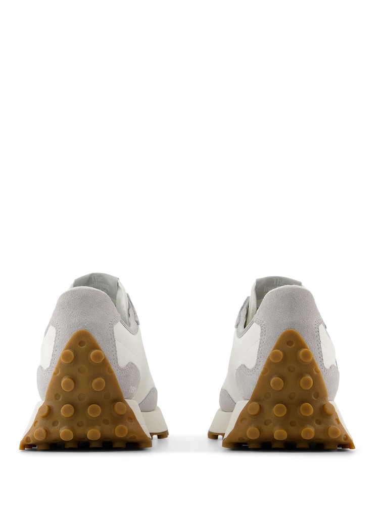 New Balance White Chrome Womens 327 Trainers - Image 2 of 7