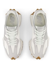 New Balance White Chrome Womens 327 Trainers - Image 4 of 7