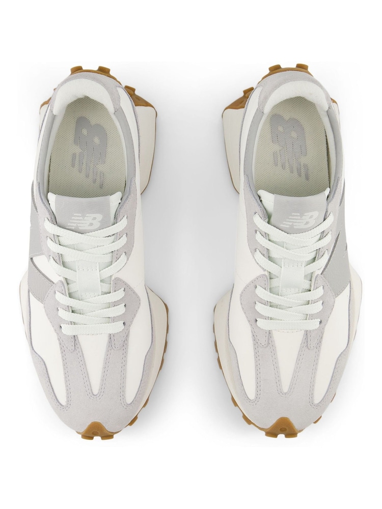 New Balance White Chrome Womens 327 Trainers - Image 4 of 7