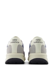 New Balance Grey/Yellow Womens 370 Trainers - Image 7 of 10