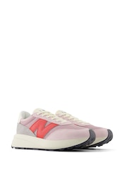 New Balance Pink Womens 327 Trainers - Image 4 of 5