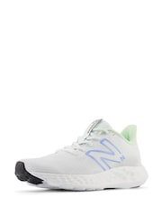 New Balance White/Silver Womens 411 Trainers - Image 4 of 7