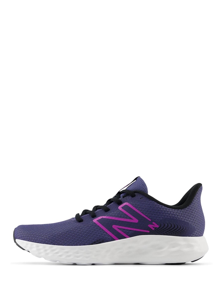 New Balance Purple/Pink Womens 411 Trainers - Image 4 of 12