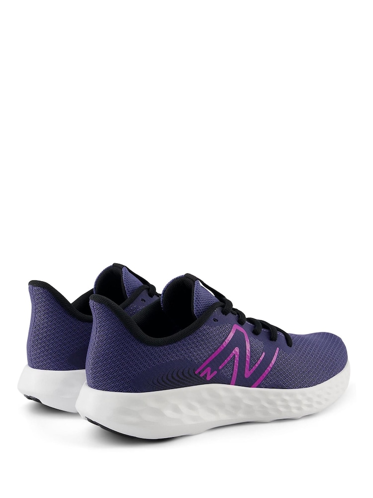 New Balance Purple/Pink Womens 411 Trainers - Image 8 of 12