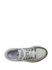 New Balance White/Green Womens Fresh Foam Arishi v4 Trainers - Image 14 of 16